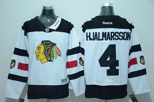 Blackhawks #4 Niklas Hjalmarsson White 2016 Stadium Series Stitched NHL Jersey